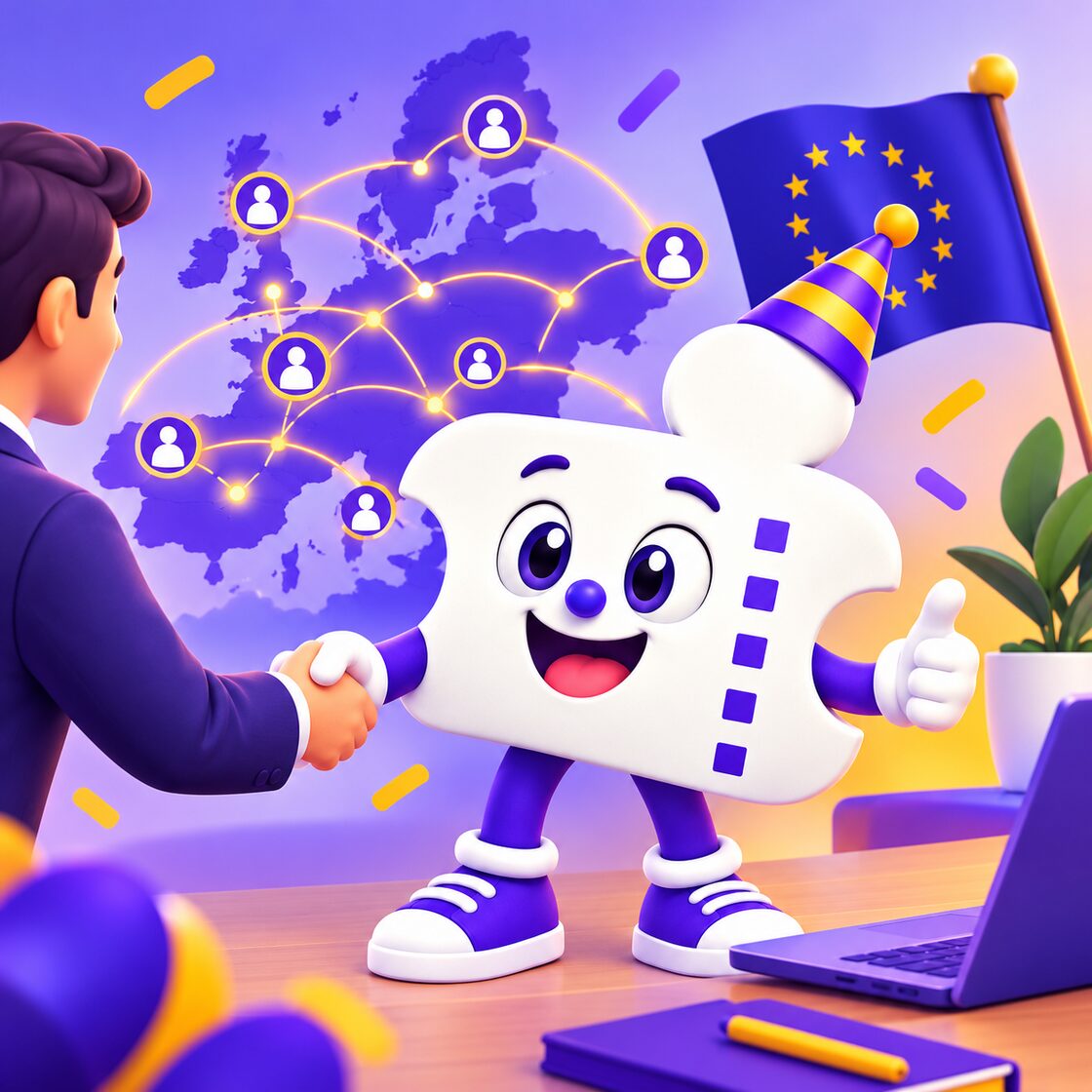 Partenariat Tombola Connect, à l'échelle de l'Europe